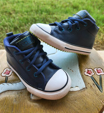 Converse Mid Winterized "Navy Blue" Toddler 8C