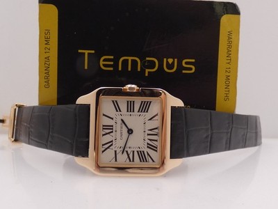 CARTIER SANTOS DUMONT 2788 18KT ROSÉGOLD BOX&PAPIERE JAHR 2015 TOP UHR
