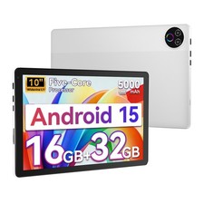 10.1 inch Android 15 Tablets IPS HD Octa-Core 16+32GB Dual Camera Touchscreen