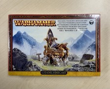 Warhammer Dwarf High King Thorgrim Grudgebearer On Throne of Power New Oop 84-44