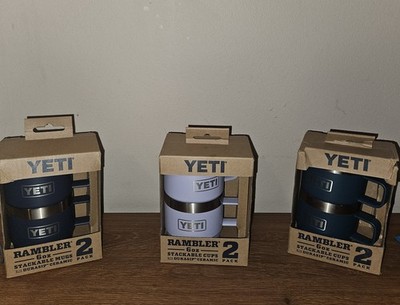 YETI Rambler 6oz Stackable Mug 2Pk Navy Lavender Agave Teal. YouCan Buy Seperate