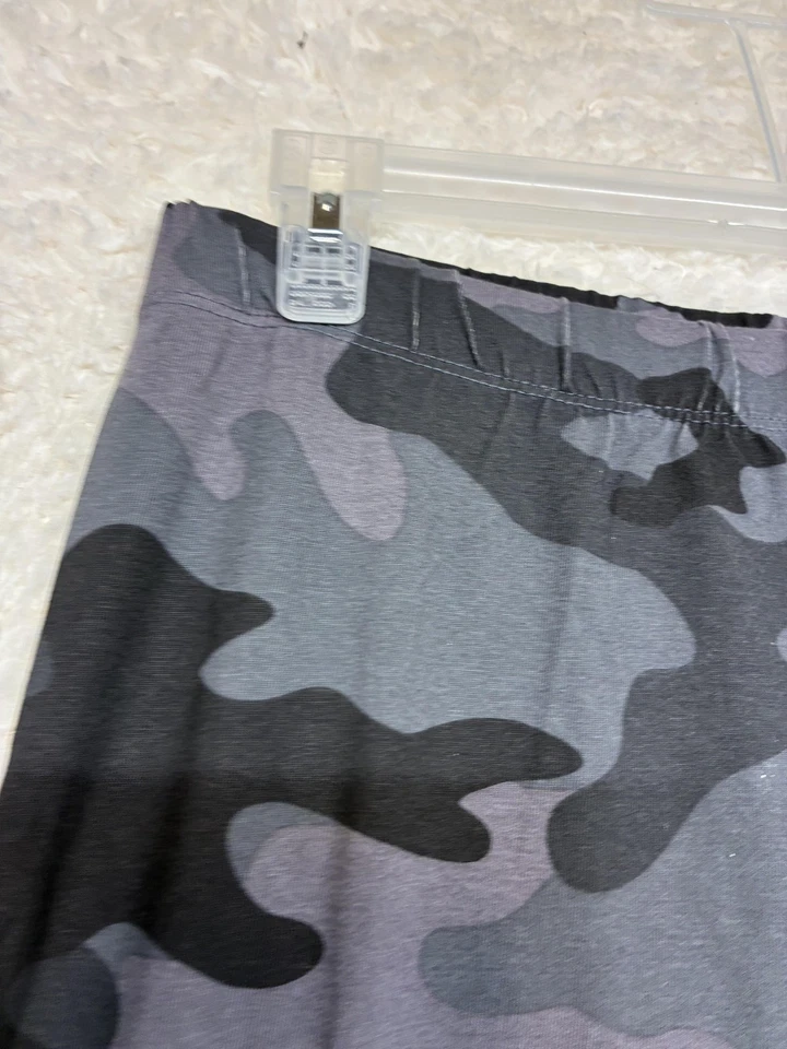 Leggings No Boundaries para mujer grandes grises camuflados tobillo elástico algodón juniors 11-13 Foto 2 de 4