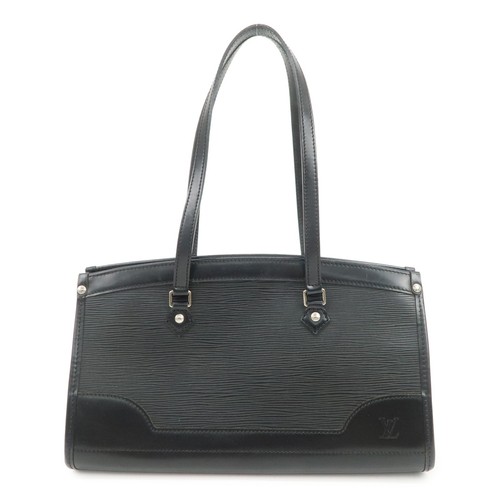 Louis Vuitton Epi Leather Madeleine PM Hand Bag Noir Black M59332 Auth Used