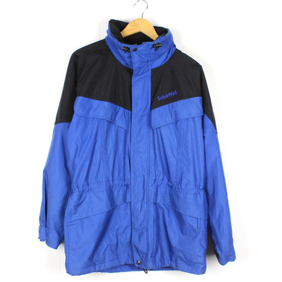 SCHOFFEL Venturi Herren Jacke Gr.M Wasserdicht Blau Full Zip Kapuze