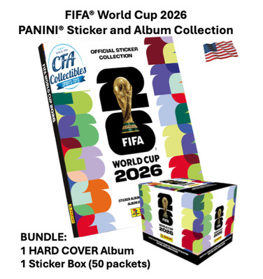 PRE-SALE:FIFA  World Cup 2026 PANINI  Collection - Hard Cover Album and 1 Box 50
