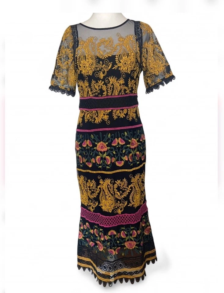 jacquin embroidered midi dress JACINTA EMBROIDERED MIDI DRESS – Andriany main image 0
