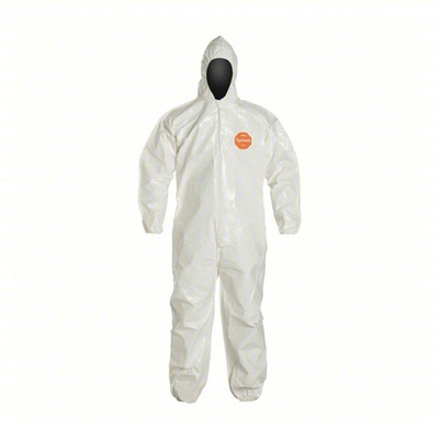#ad New Case of 12 Dupont TYCHEM 4000 Protective Coveralls SL127BWHLG001200 Size LG $200.00