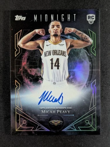 2025-26 Topps Midnight MICAH PEAVY RC Auto Sun Signatures #MSR-MP Rookie