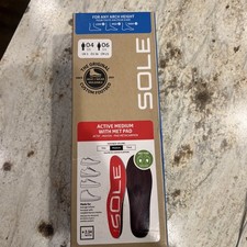 SOLE active Medium insoles, Arch support men  s 4 women  s 6