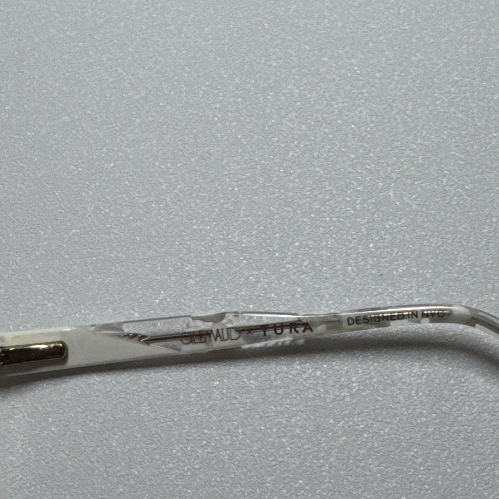 Glemaud Tura VGO005 56[]19 145 White/Clear Eyeglasses DD10