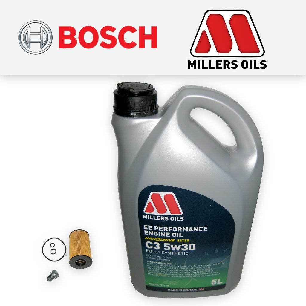 SERVICE KIT for VW TOURAN 2.0 TDI OIL FILTER SUMP PLUG +EE NANO OIL (2010-2015)