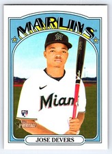 2021 Topps Heritage #670 Jose Devers