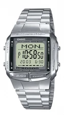 Unisex Watch CASIO DATA BANK DB-360N-1AEF Steel Digital Chrono Alarm Memo