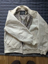 Kinloch Anderson Harrington Jacket Relax Fit Off-White