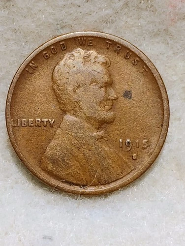 1915 S ~ LINCOLN WHEAT CENT ~ CH VG