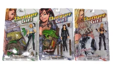 Danger Girl McFarlane Sydney Abbey Natalie LOT of 3 Action Figure Sets  NEW