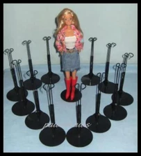 12 Black Kaiser #2275 BARBIE Doll Stands fit Monster High Fashion Royalty