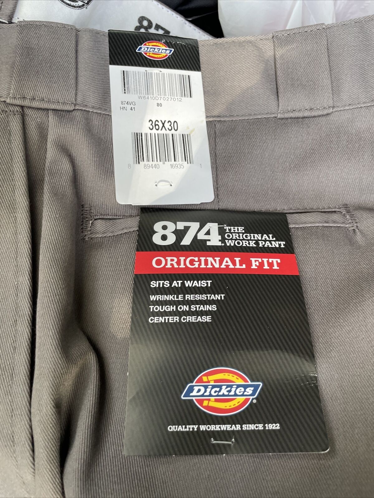 vejkryds Muldyr Sovesal Dickies 874 original fit work pants, White, Size 36 X 30. | eBay