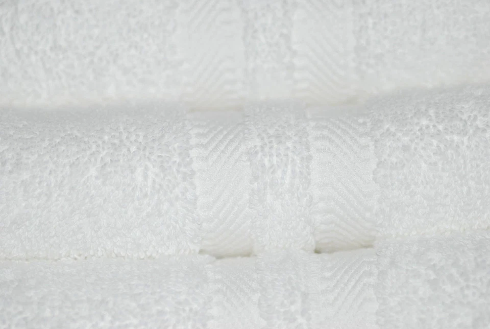  Bath Towel 6 Piece Set - Blended White Premium Quality! Great for Airbnbs B&B - Image 4 of 4