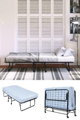 Twin Size Folding Cot Roll Away Sleeper Bed Spare Portable Guest