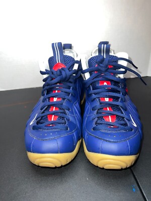 Nike Air Foamposite Pro Blue Red White USA Sneakers CJ0325-400 Size 8.5 US Nike Air Foamposite Pro  main image 2