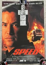 1994 SPEED GET READY FOR RUSH HOUR ADVANCE MOVIE PROMOTIONAL POSTER 13.5X20" M3