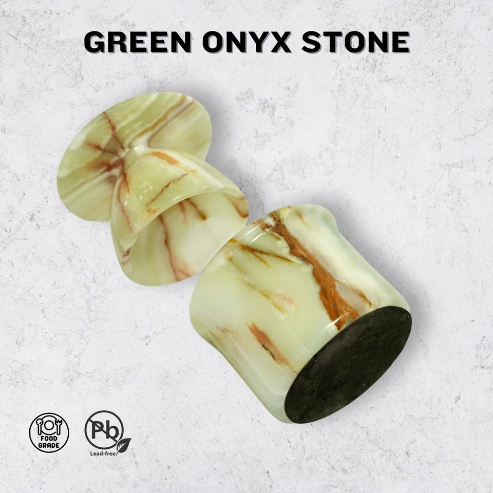 Green Onyx Butter Keeper with Lid | French Butter Crock for Countertop - Image 4 of 4