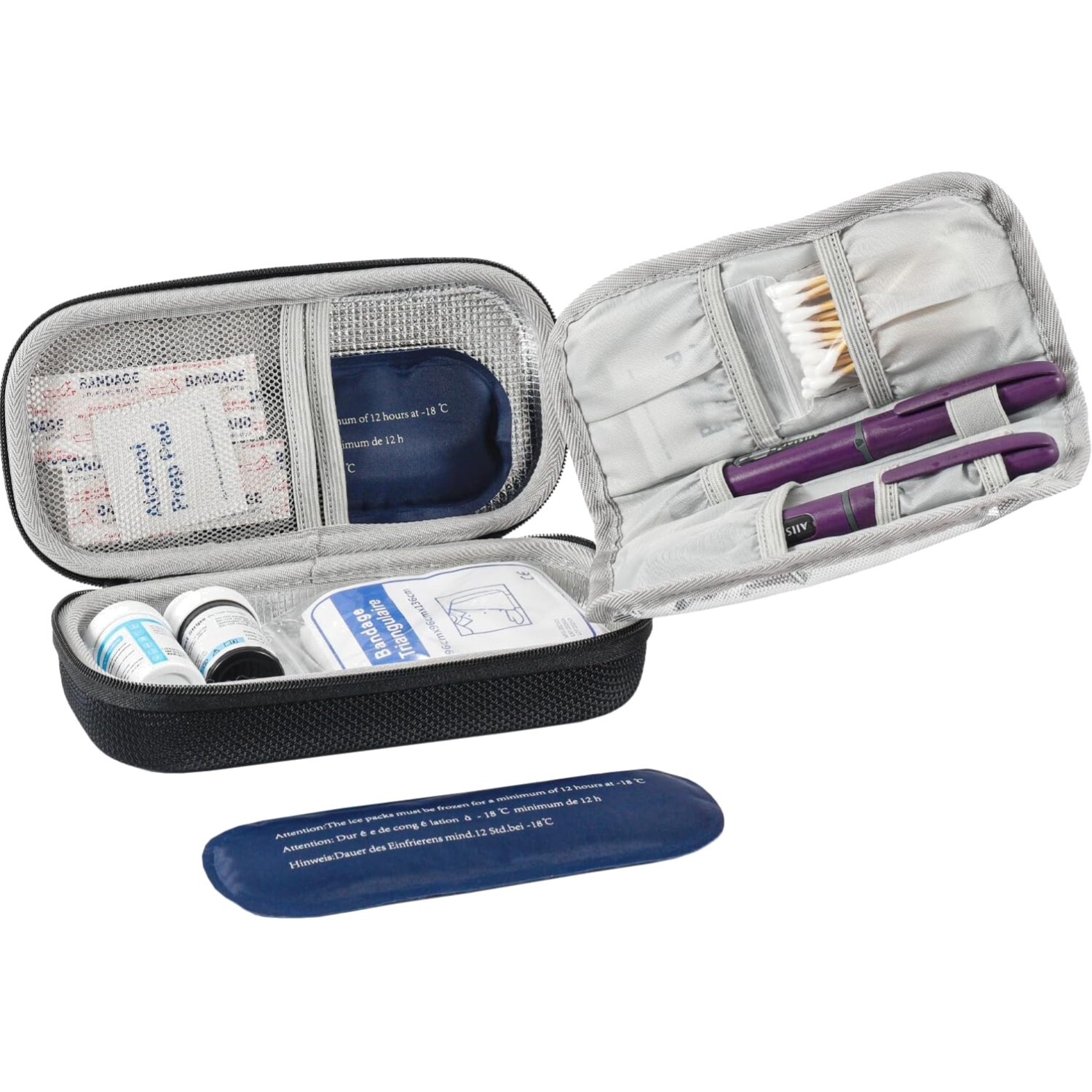 Insulin Kühltasche, Kühltasche für Diabetiker, Insulin Organizer, EVA Tasche,...