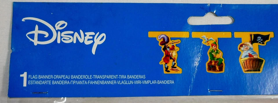 GANCHO DISNEY PETER PAN SEÑOR SMEE PIRATA BANDERA OFICIAL BANDERA GRIEGA EXCLUSIVO ERROR Foto 4 de 4