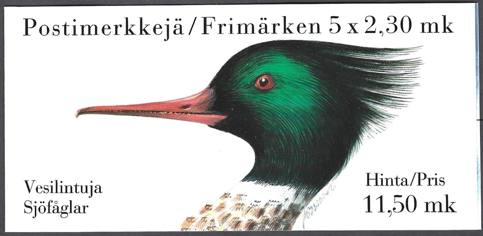 Finland 1993. Birds. Booklet  Sc# 925a,  MNH - Image 2 of 4