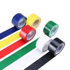 Hazard Warning Tape Safety Social Distancing Rolls Floor Self Adhesive Marking