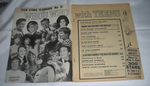 TEEN STARS YEARBOOK MAGAZINE No. 12 - THE BEATLES COVER - 1966 - Picture 8 of 10