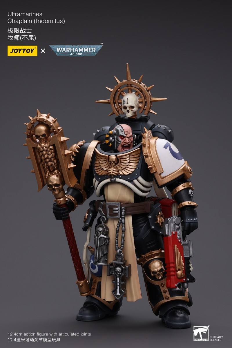 1/18 JOYTOY X Warhammer 40k Ultramarines Chaplain (Indomitus) 5