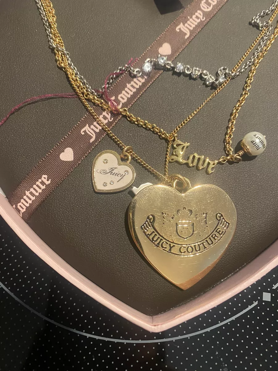 Juicy couture necklace clearance set