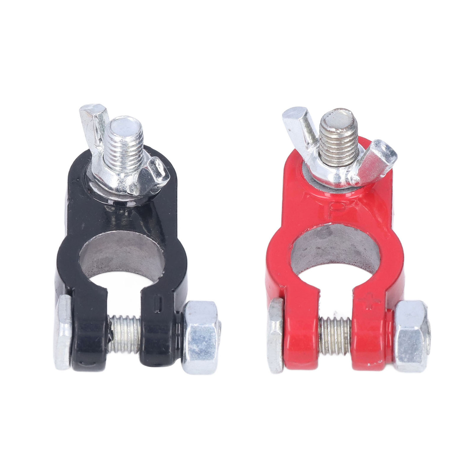 Battery Terminal Clip Positive Negative Clamp 2PCS Heavy Duty Aluminum ...