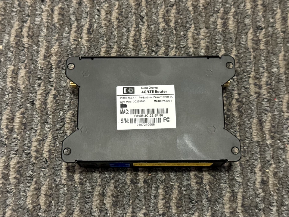 DEEP ORANGE WE826-T2 Wireless Router 300 Mbps WiFi Antenna USB SIM Card Slot ✅ - Image 3 of 4