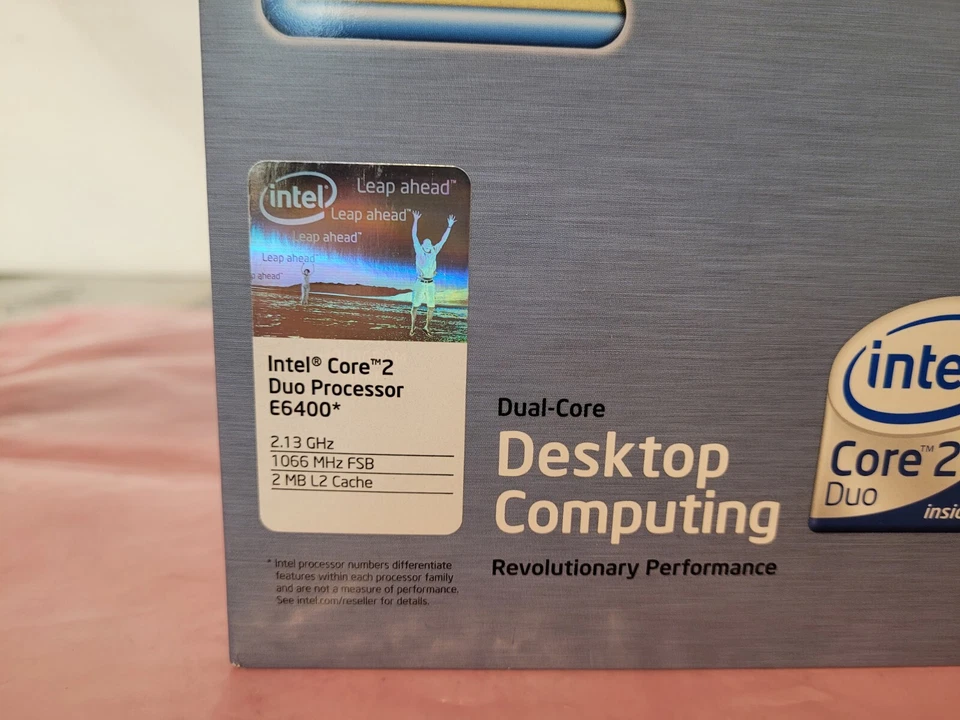 批量 5 件 英特尔酷睿 2 双核 E6400 带散热器 2.13GHz LGA775 处理器 CPU SL9T9 — 第 3/4 张图片