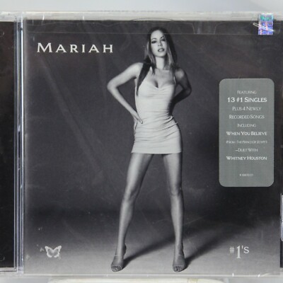 Mariah Carey CD #1's Hype Sticker Contemporary  R&B Funk Soul NEW FACTORY SEALED
