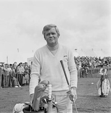 Gay Brewer during the 1973 Open Championship at Troon OLD PHOTO