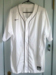 nike team vapor full button dinger jersey