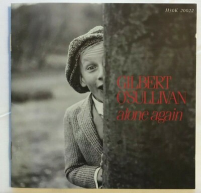 GILBERT O'SULLIVAN alone again CD JAPAN the very best of Sticker