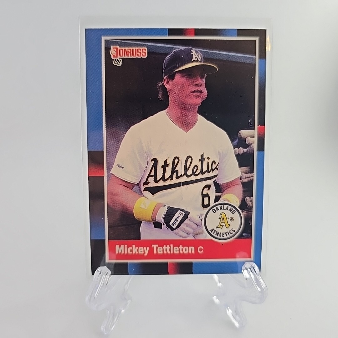 1988 Donruss - #103 Mickey Tettleton Oakland Athletics 
