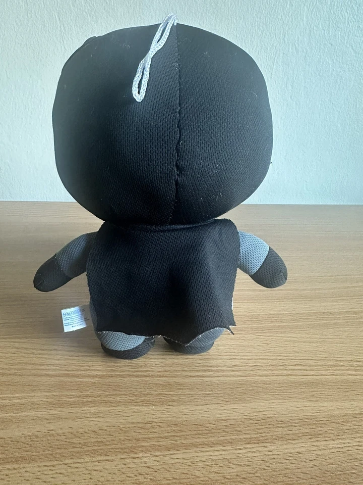 Batman Plush Black Super Hero Power Punch Pillow Buddy DC Comics With Cape 9.5” - Image 3 of 4