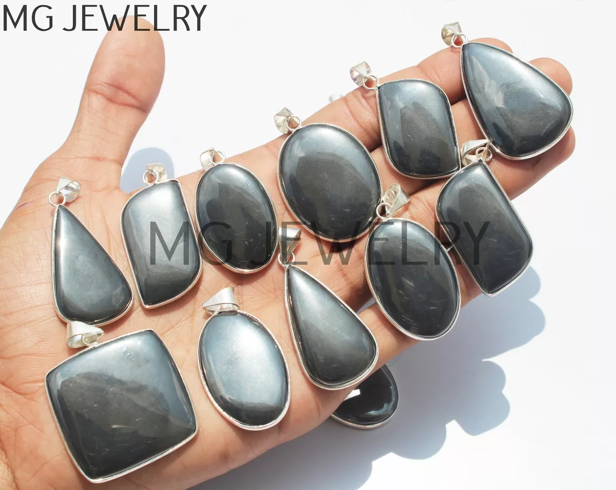 Natural hematite best sale pendants