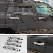 For Toyota 4Runner 2010-2021 Chrome Exterior Car Door Handle Cover Trim Decor 8P