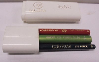 COLLISTAR Augenstift | Drei grüne braune Bleistifte mit Stifthalter | Eye Pencil