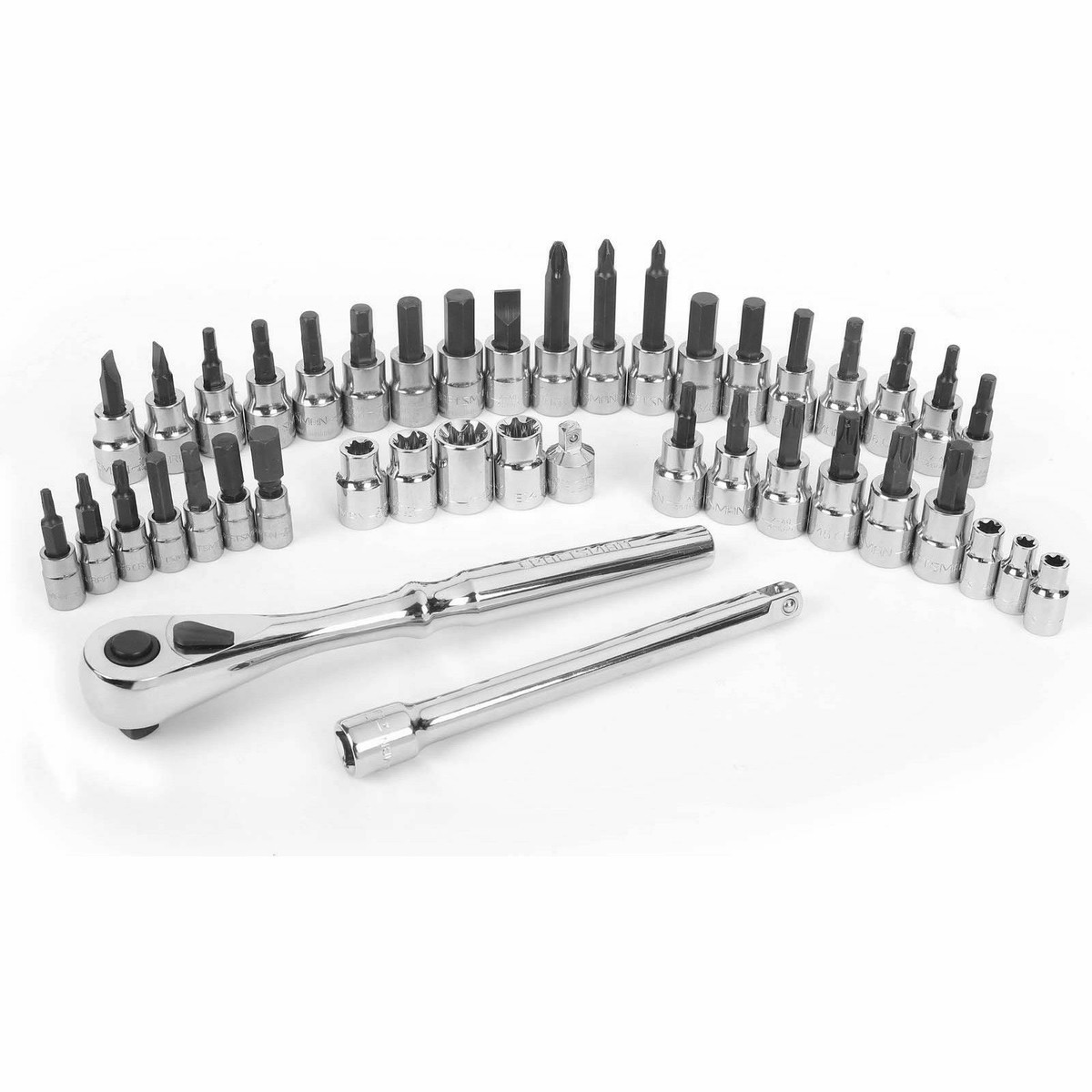 Craftsman 42 Piece 1/4 and 3/8-inch Drive Bit and Torx Bit Socket
