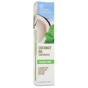 Desert Essence Зубная паста с кокосовым маслом и кокосом и мятой 6,25 унции