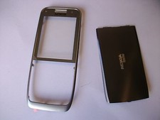 COVER ORIGINALE NOKIA- E55 - FRONT  e rear SILVER-da assistenza tecnica LEGGERE