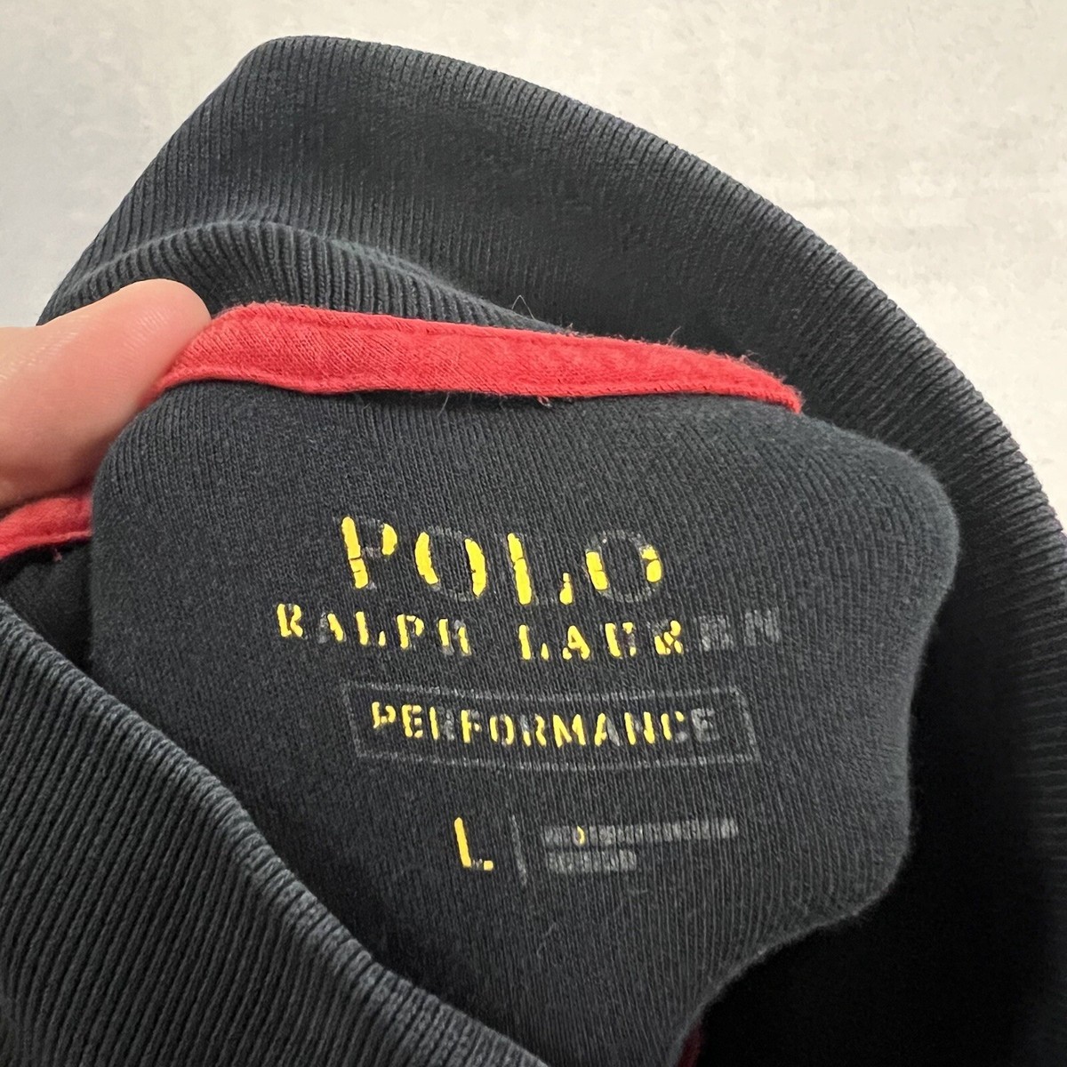 Polo Ralph Lauren Full Zipper Black and Gray Sweater Jacket